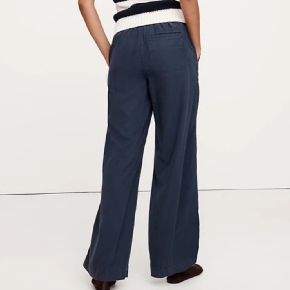 EVERLANE tencel wide leg pants 4 S